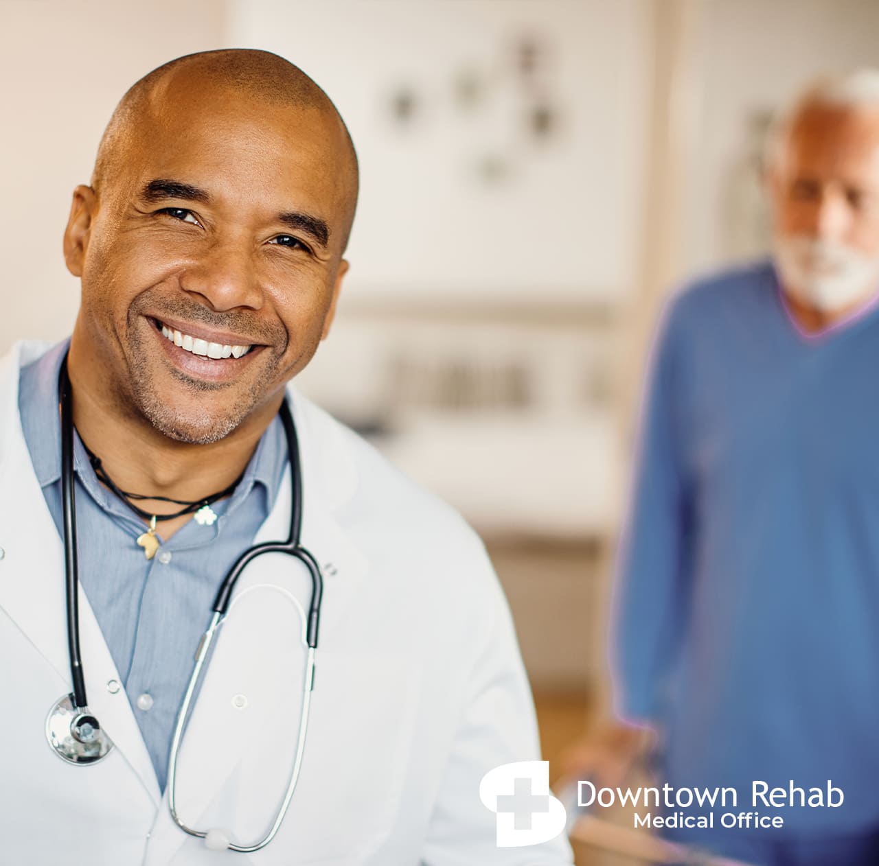 Medical doctor consulting patient in Brooklyn clinic for diagnosis and treatment
